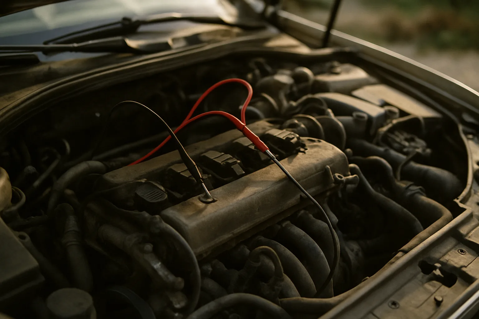 Engine diagnostics setup on a European vehicle